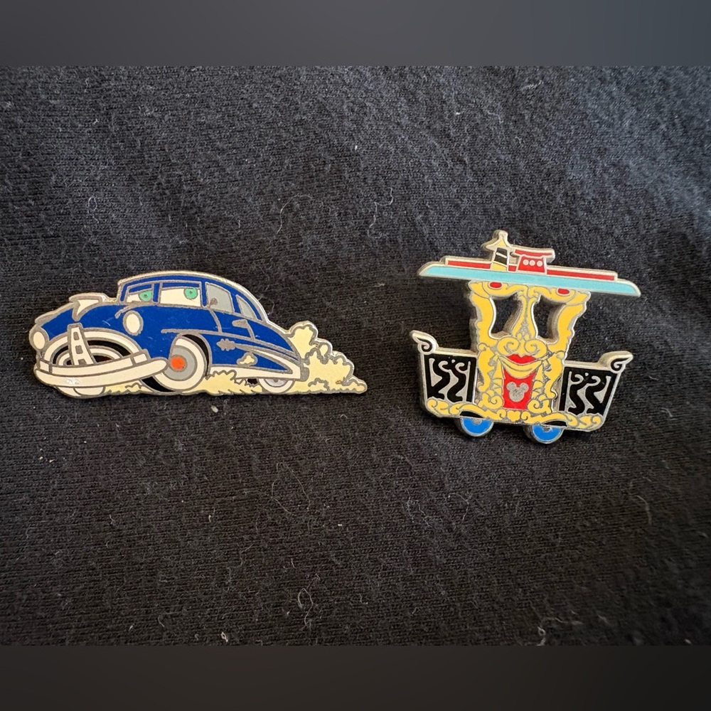 Disney Trading Pins - Casey Jr. Circus Train
Caboose and Doc Hudson Pins